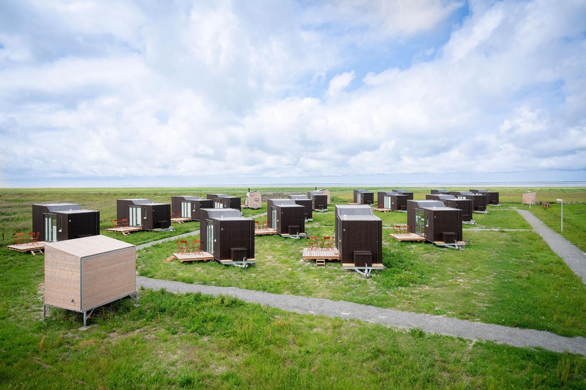 Tiny House Nature 16 Zur Meerseite - Green Tiny Village Harlesiel Carolinensiel Exterior foto