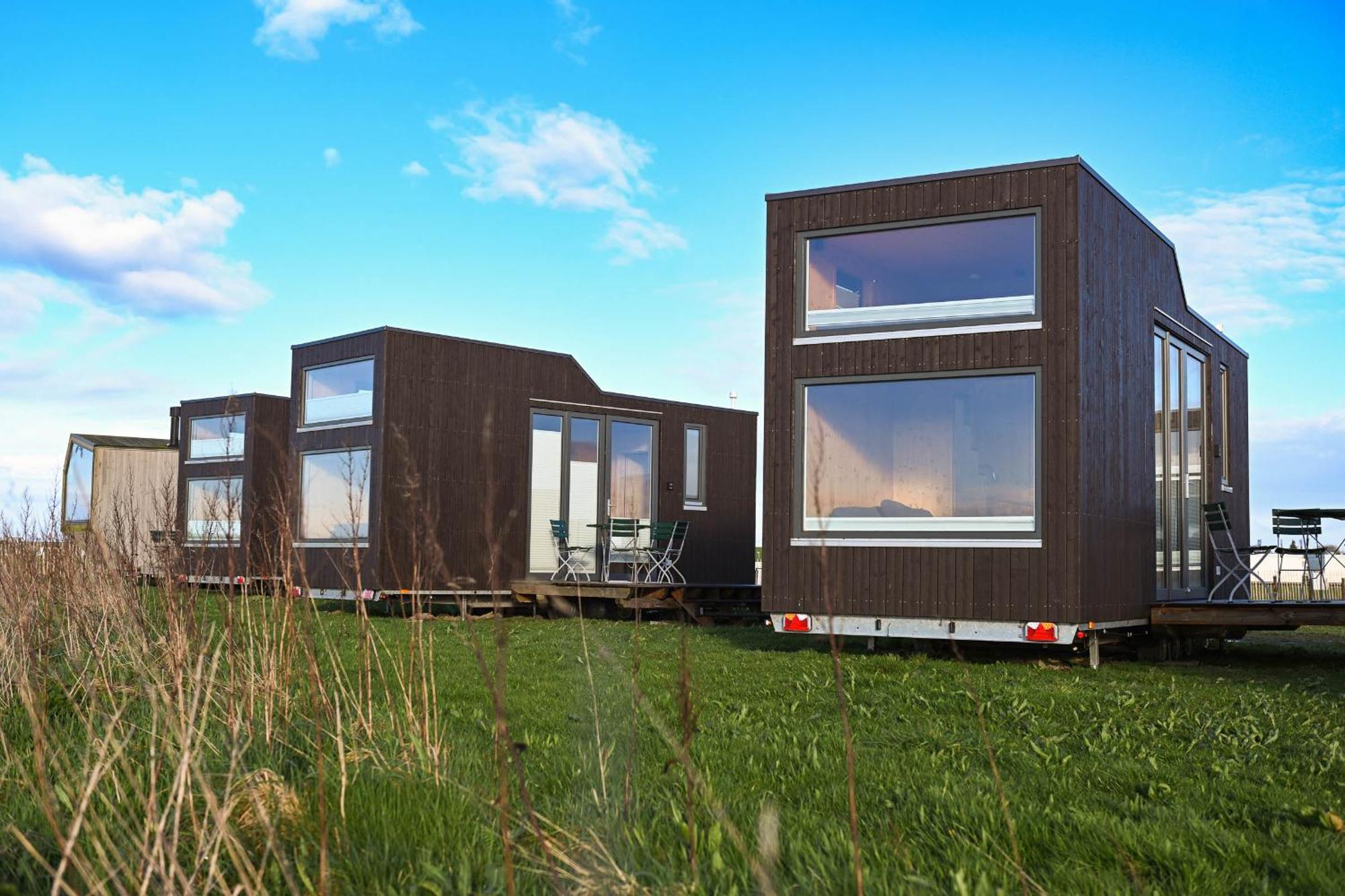 Tiny House Nature 16 Zur Meerseite - Green Tiny Village Harlesiel Carolinensiel Exterior foto